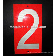 Reflective House Numbers Stickers